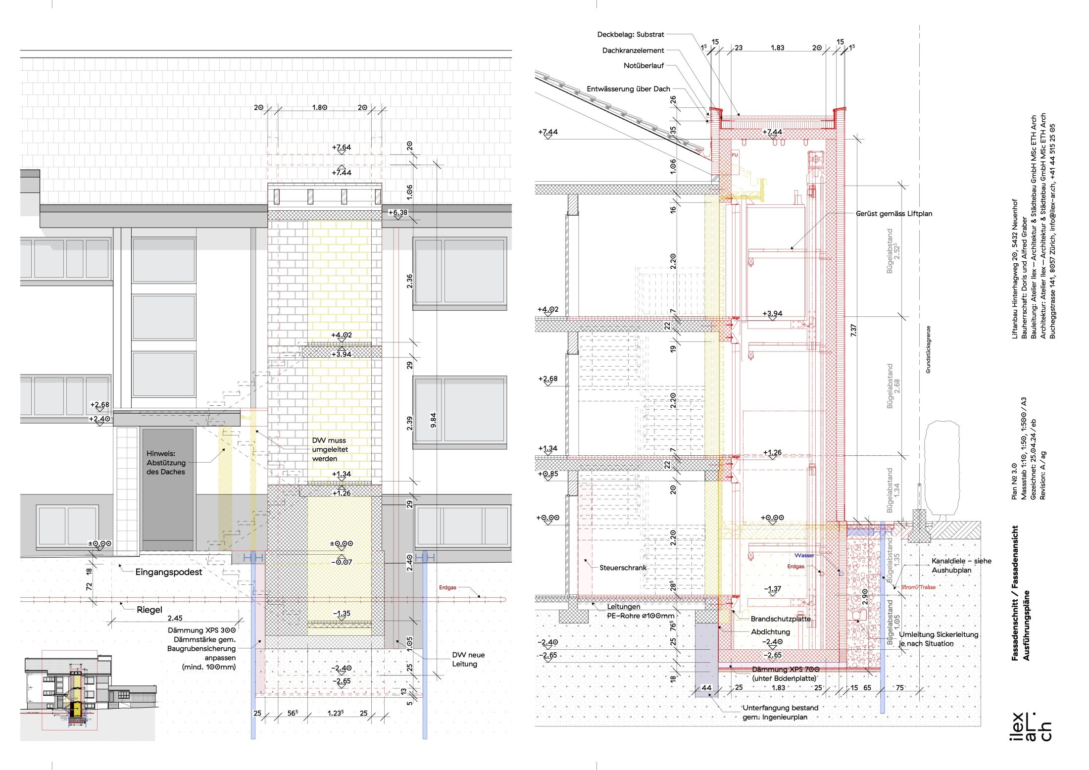Atelier Ilex, Liftanbau MFH Neuenhof, AG
