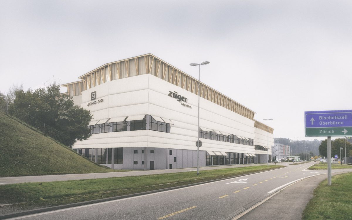 Atelier Ilex, Fassadenwettbewerb Züger Frischkäse in Oberbüren, SG