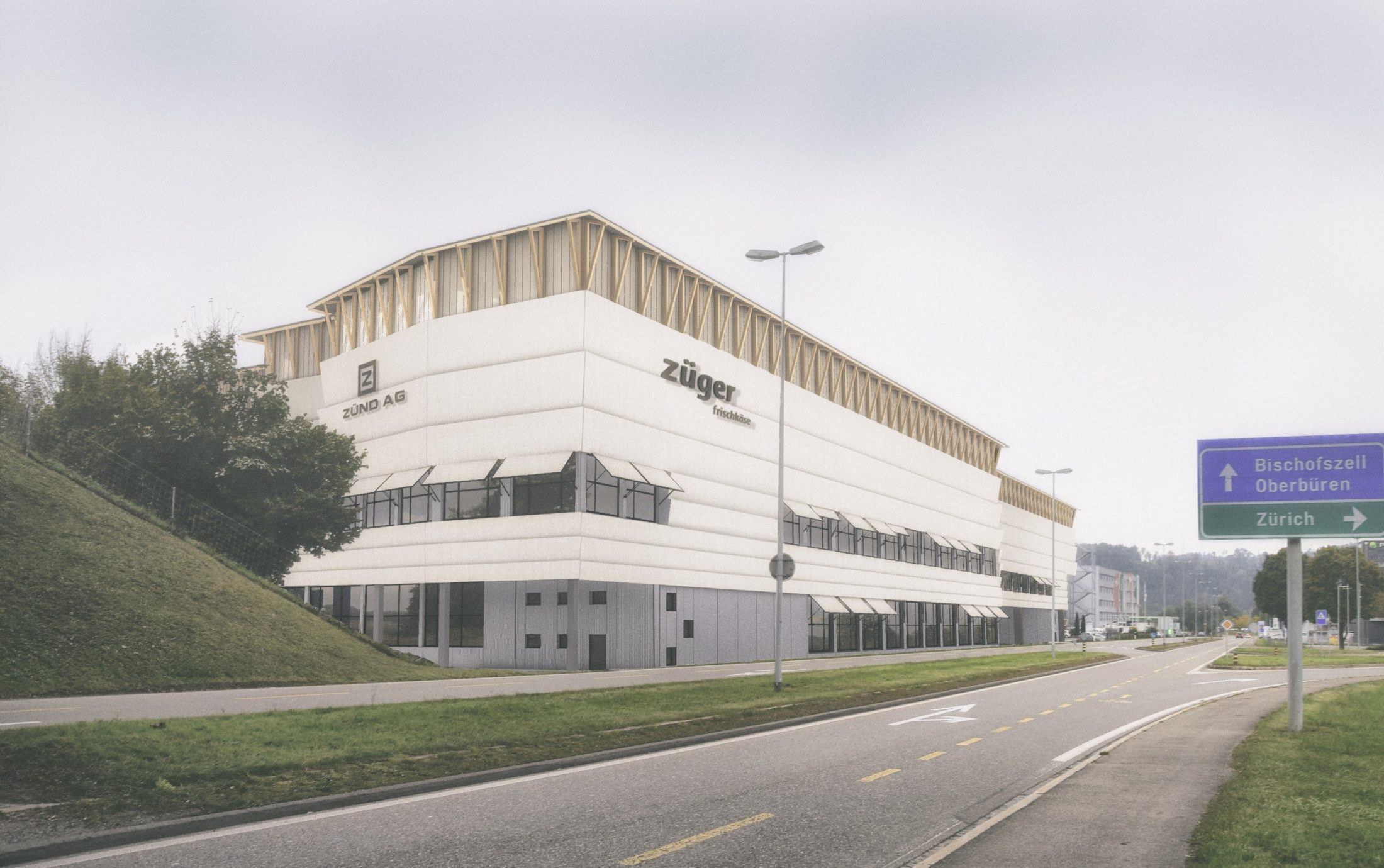 Atelier Ilex, Fassadenwettbewerb Züger Frischkäse in Oberbüren, SG