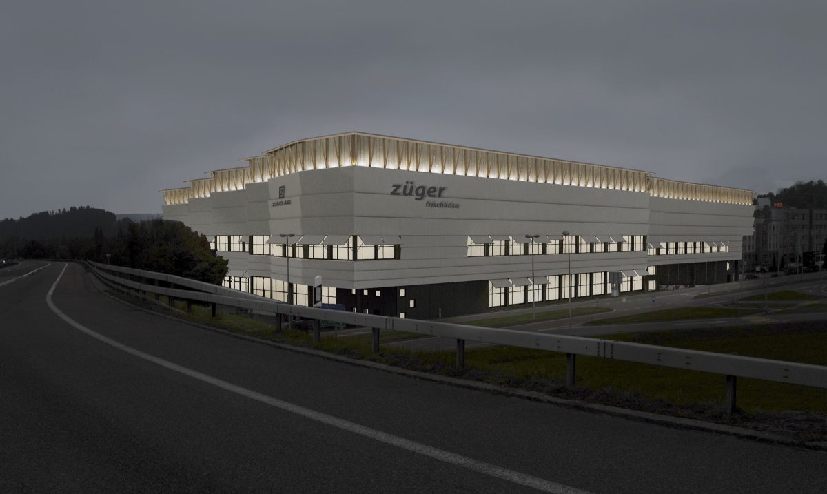 Atelier Ilex, Fassadenwettbewerb Züger Frischkäse in Oberbüren, SG
