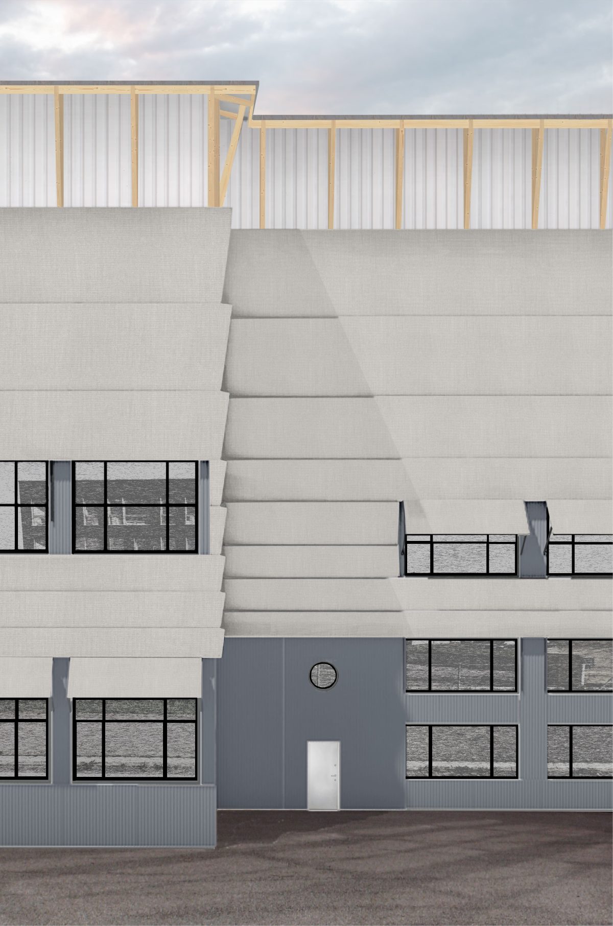 Atelier Ilex, Fassadenwettbewerb Züger Frischkäse in Oberbüren, SG